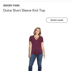 Emory Park short sleeve top